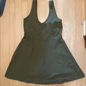 Spacedye Movement Dress - Moss Green Heather